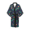 Alien UFO Pattern Print Design 05 Women's Short Kimono