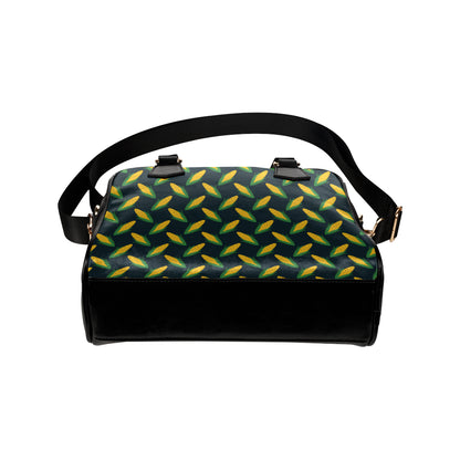 Corn Pattern Print Design 02 Shoulder Handbag