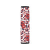 Red Hibiscus Pattern Print Design HB01 Car Seat Belt Cover