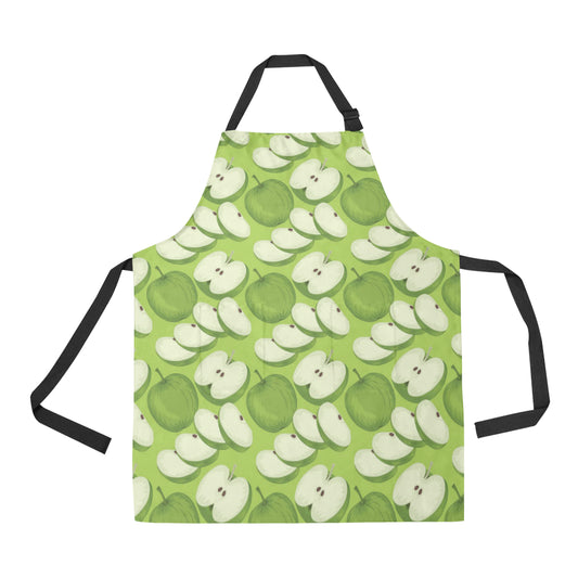 Apple Pattern Print Design AP010 Apron with Pocket