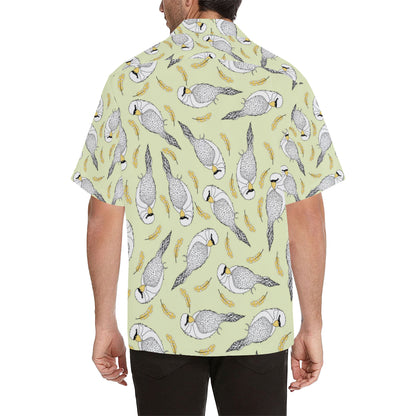 Parakeet Pattern Print Design A03 Men's Hawaiian Shirt