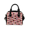 Chihuahua Pattern Print Design 01 Shoulder Handbag