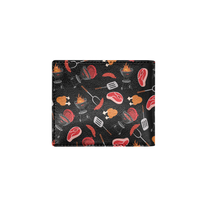 Barbecue Pattern Print Design 04 Men's ID Card Wallet