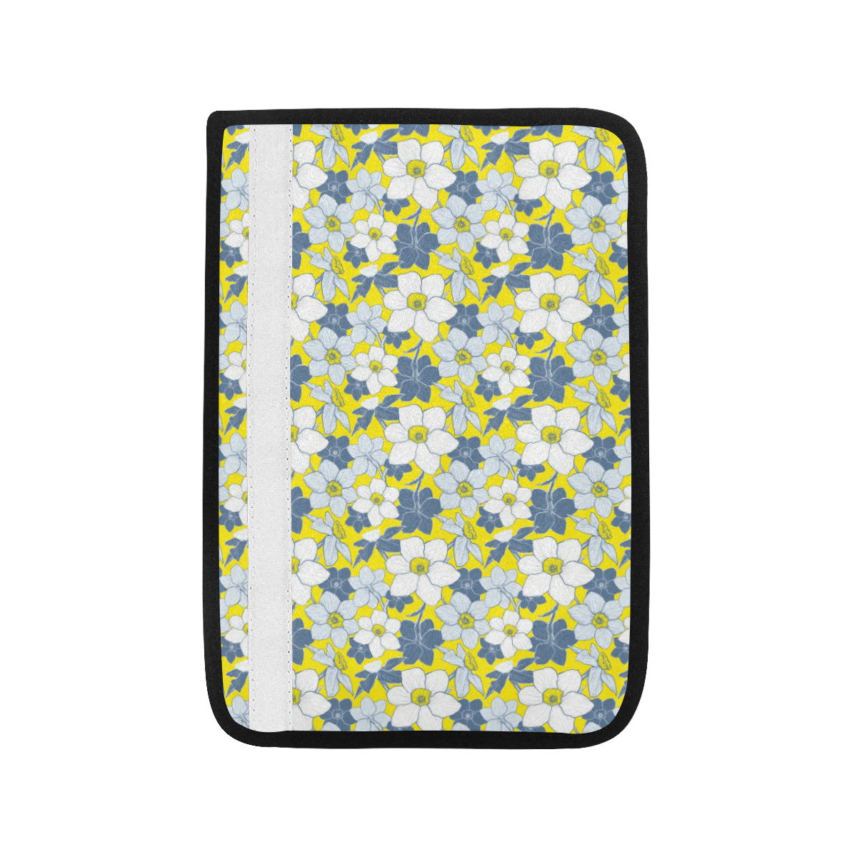 Daffodils Pattern Print Design 01 Car Seat Belt Cover