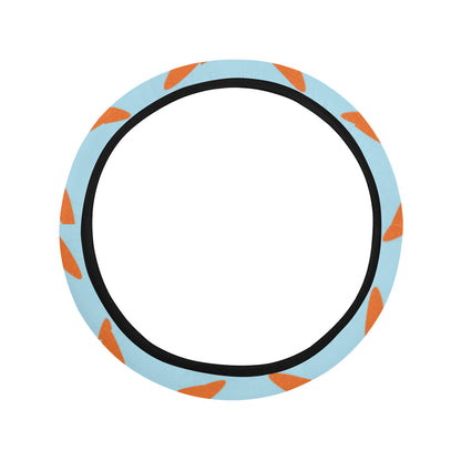 Carrot Pattern Print Design 03 Steering Wheel Cover with Elastic Edge