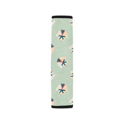 Karate Pattern Print Design 02 Car Seat Belt Cover