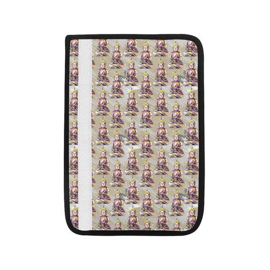 Buddha Pattern Print Design 07 Car Seat Belt Cover
