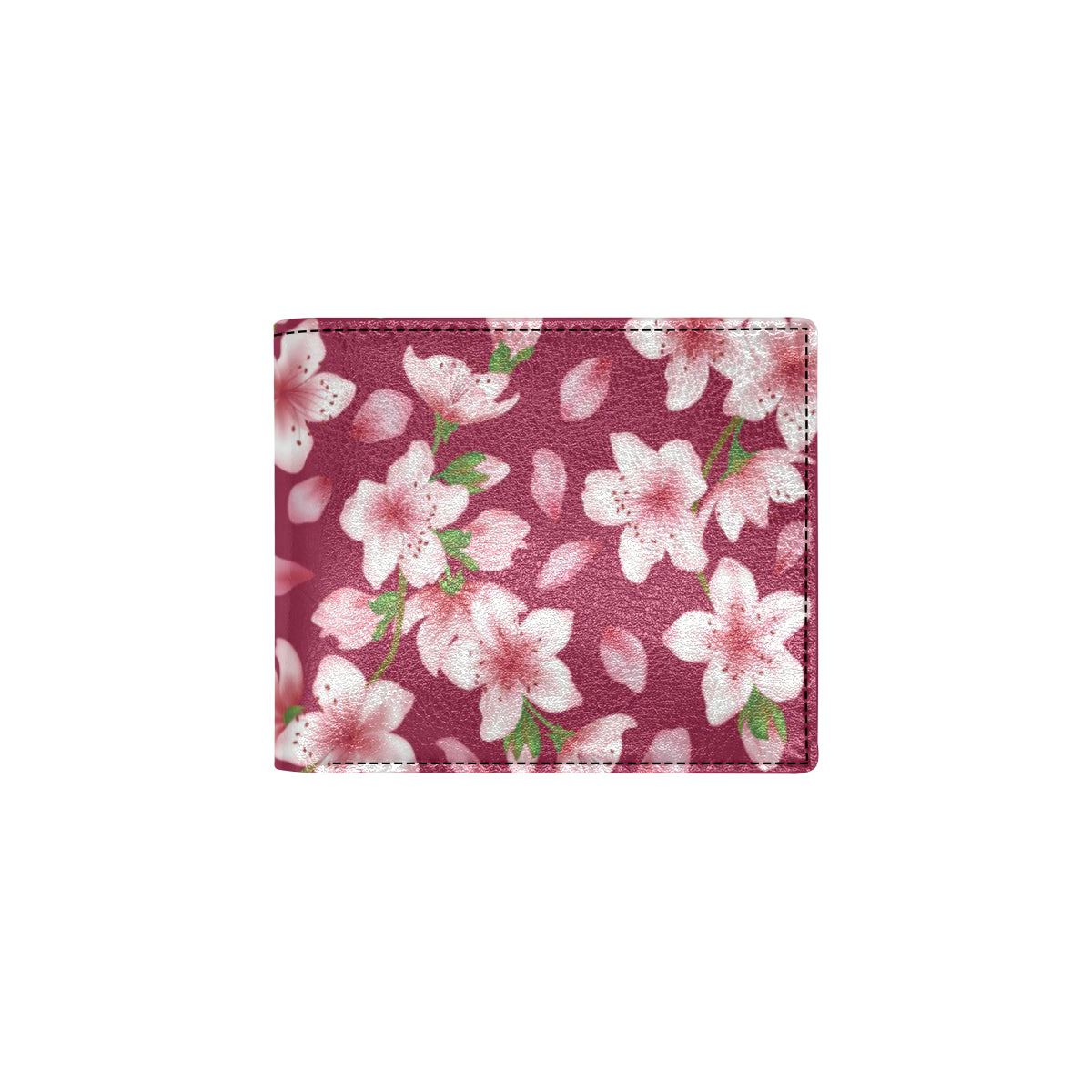 Cherry Blossom Pattern Print Design CB06 Men's ID Card Wallet
