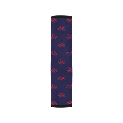 Bicycle Pattern Print Design 01 Car Seat Belt Cover