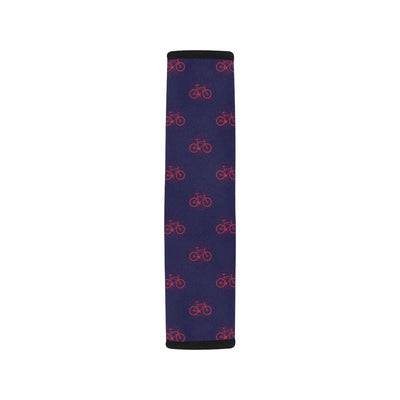 Bicycle Pattern Print Design 01 Car Seat Belt Cover