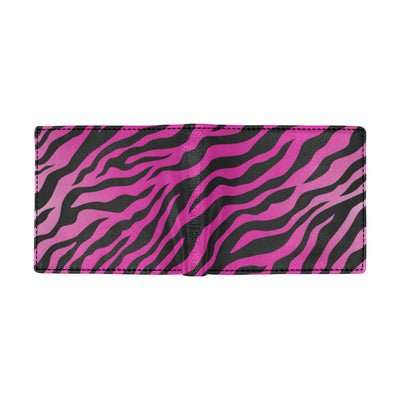 Pink Zebra Men's ID Card Wallet