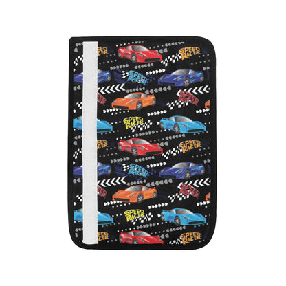 Racing Pattern Print Design A05 Car Seat Belt Cover