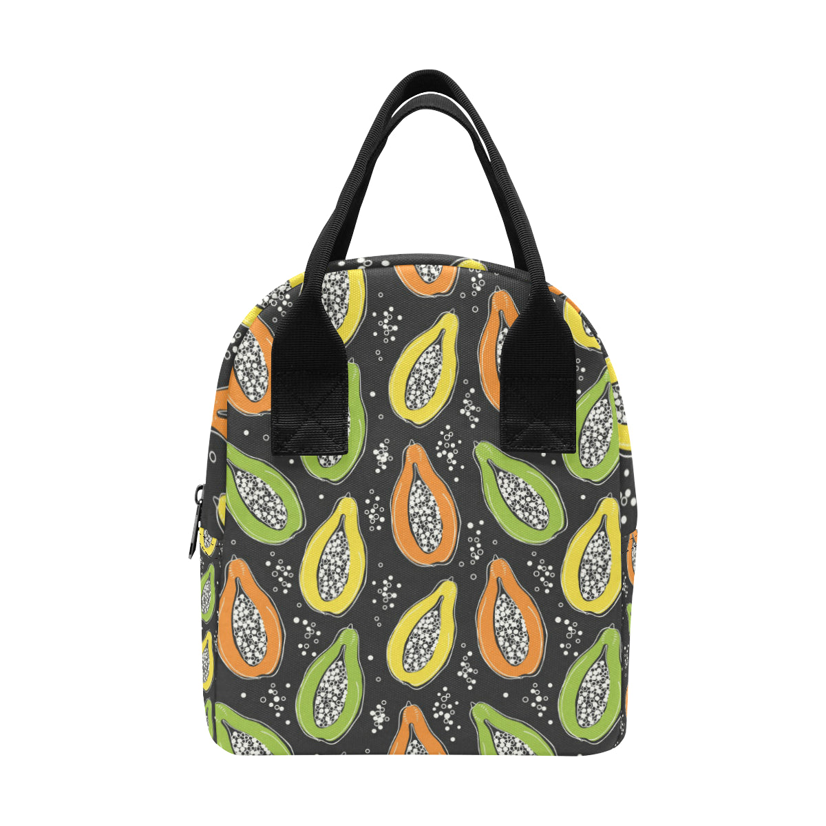 Papaya Pattern Print Design PP05 Insulated Lunch Bag