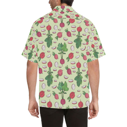 Radish Pattern Print Design A04 Men's Hawaiian Shirt