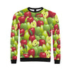 Apple Pattern Print Design AP03 Men Long Sleeve Sweatshirt