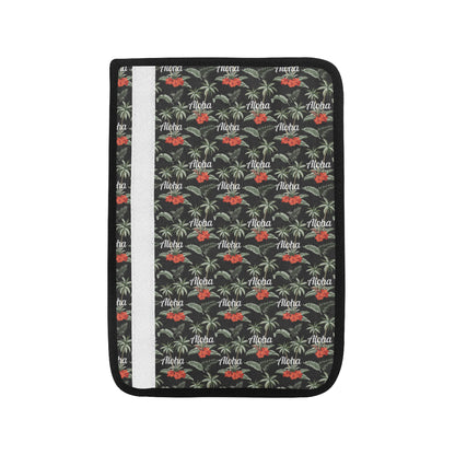Aloha Palm Tree Design Themed Print Car Seat Belt Cover