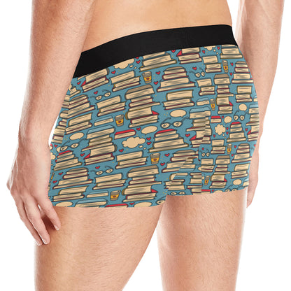 Book Pattern Print Design 03 Men's Boxer Briefs