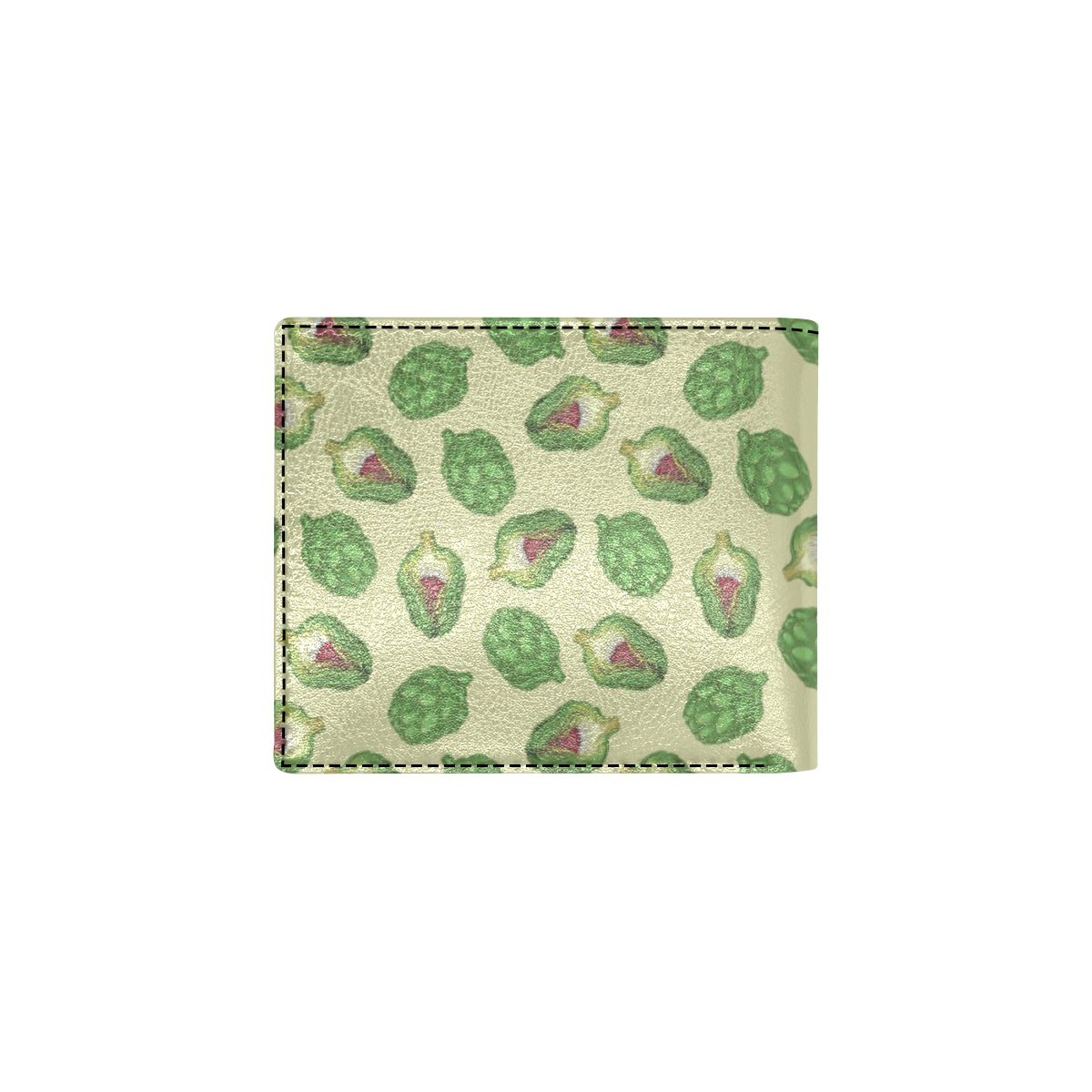 Artichoke Pattern Print Design 03 Men's ID Card Wallet