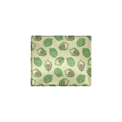 Artichoke Pattern Print Design 03 Men's ID Card Wallet