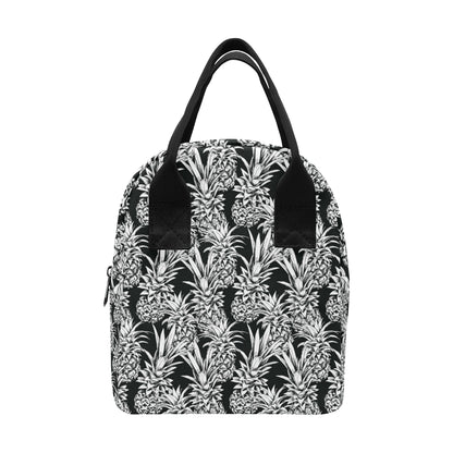 Pineapple Pattern Print Design PP08 Insulated Lunch Bag