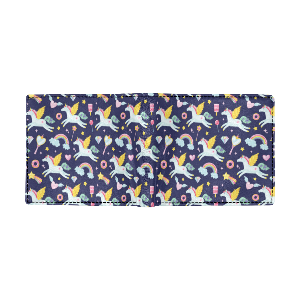 Pegasus Pattern Print Design 05 Men's ID Card Wallet