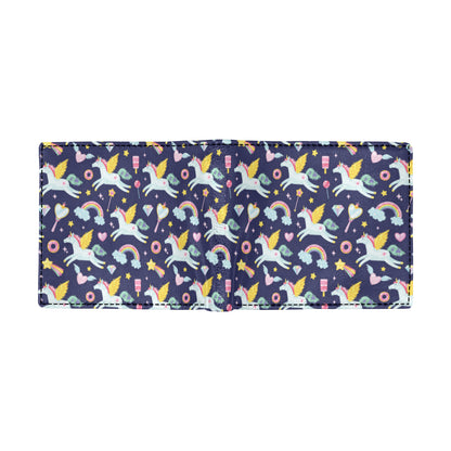 Pegasus Pattern Print Design 05 Men's ID Card Wallet