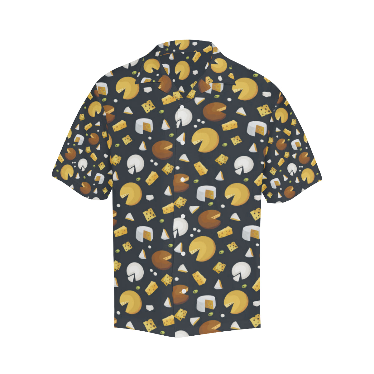 Cheese Pattern Print Design 03 Men's Hawaiian Shirt