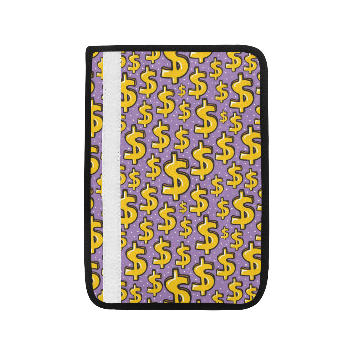 Dollar Pattern Print Design DO01 Car Seat Belt Cover