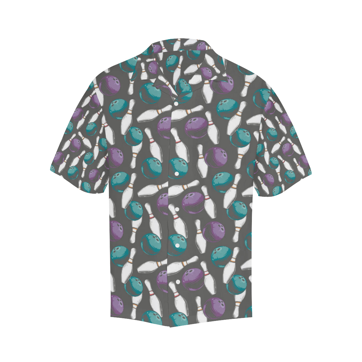 Bowling Pattern Print Design 03 Men's Hawaiian Shirt
