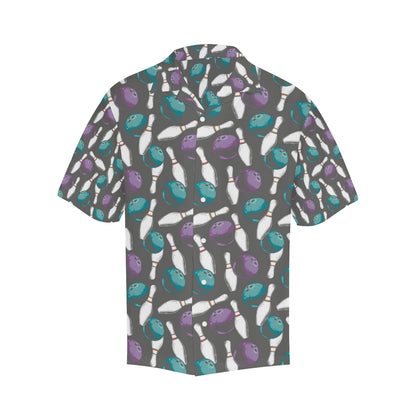 Bowling Pattern Print Design 03 Men's Hawaiian Shirt