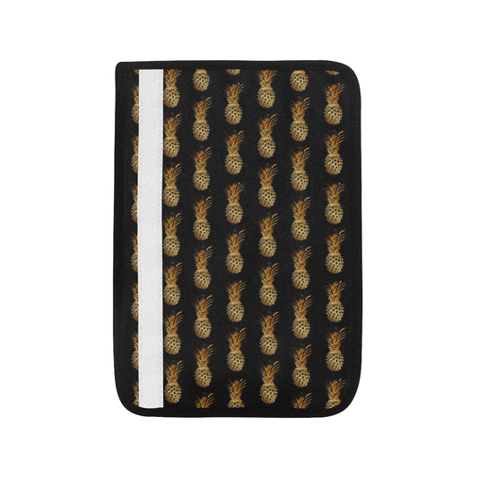 Pineapple Pattern Print Design A02 Car Seat Belt Cover