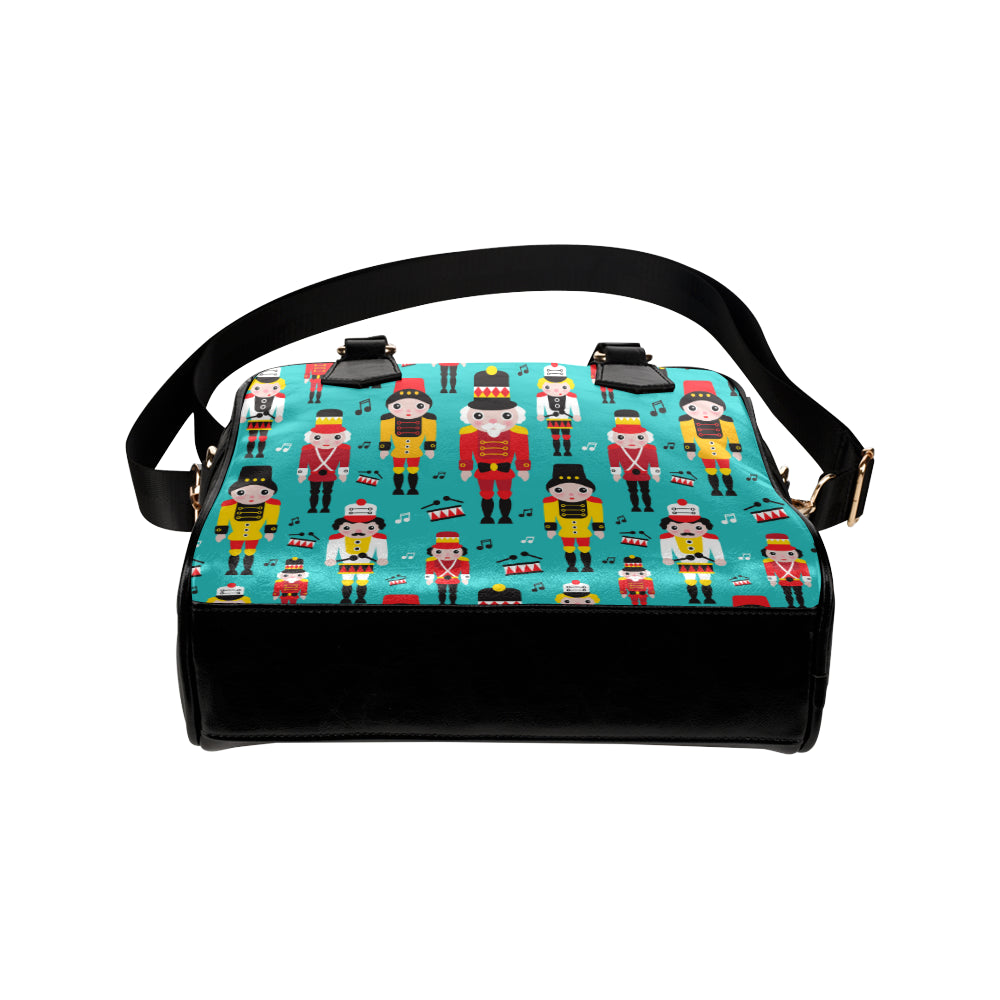 Nutcracker Pattern Print Design A03 Shoulder Handbag