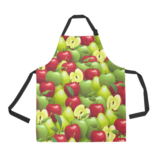 Apple Pattern Print Design AP03 Apron with Pocket