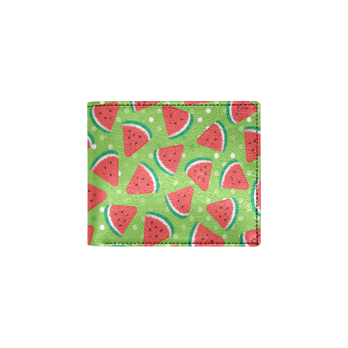 Watermelon Pattern Print Design WM05 Men's ID Card Wallet