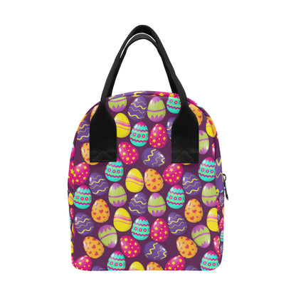 Easter Eggs Pattern Print Design RB04 Insulated Lunch Bag
