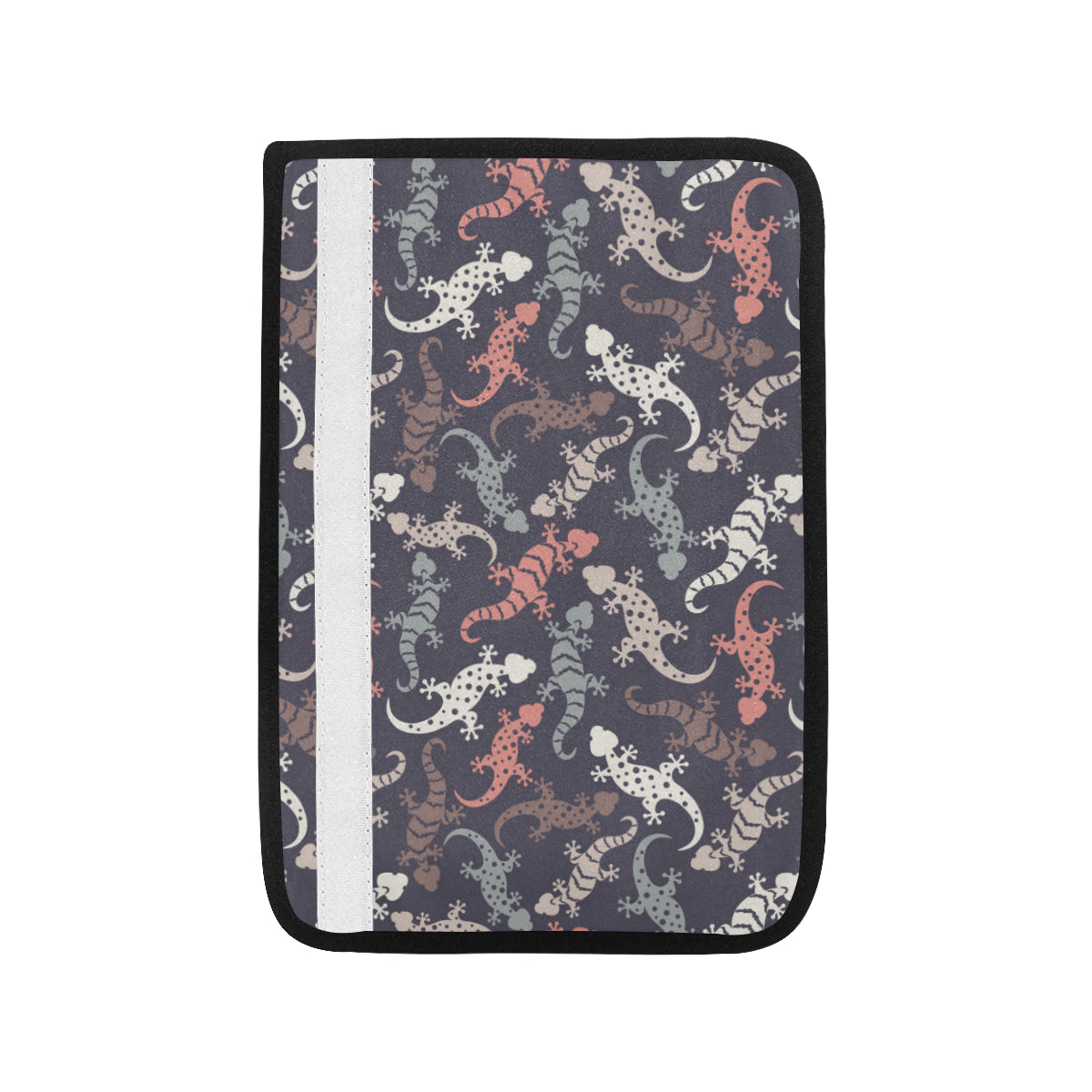 Gecko Pattern Print Design 02 Car Seat Belt Cover