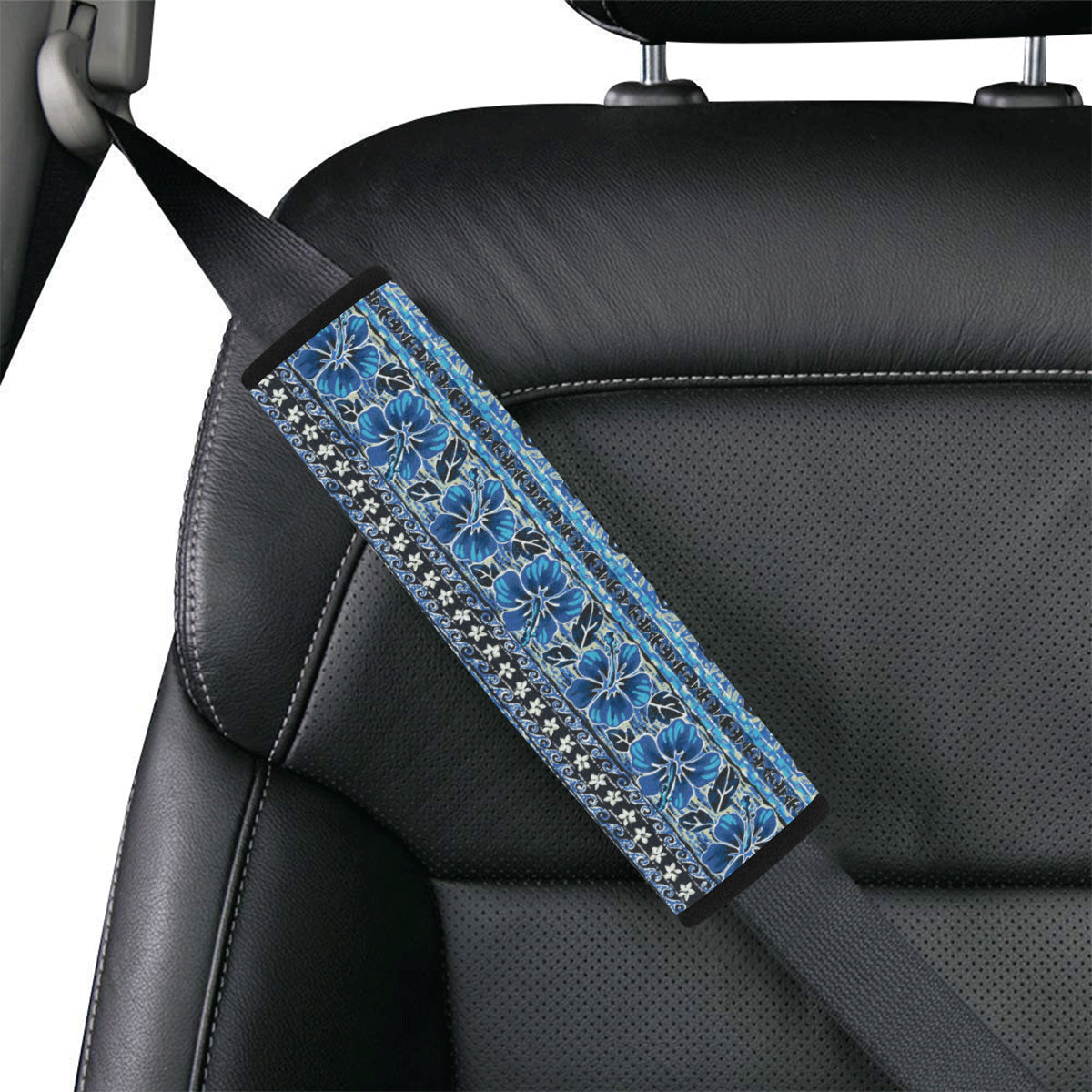 Hawaiian Themed Pattern Print Design H012 Car Seat Belt Cover