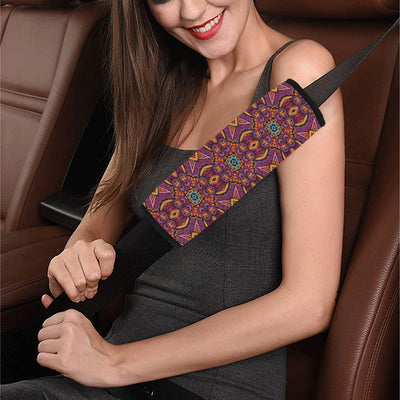 Bohemian Pattern Print Design 10 Car Seat Belt Cover