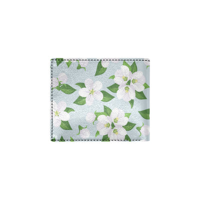 Apple blossom Pattern Print Design AB04 Men's ID Card Wallet