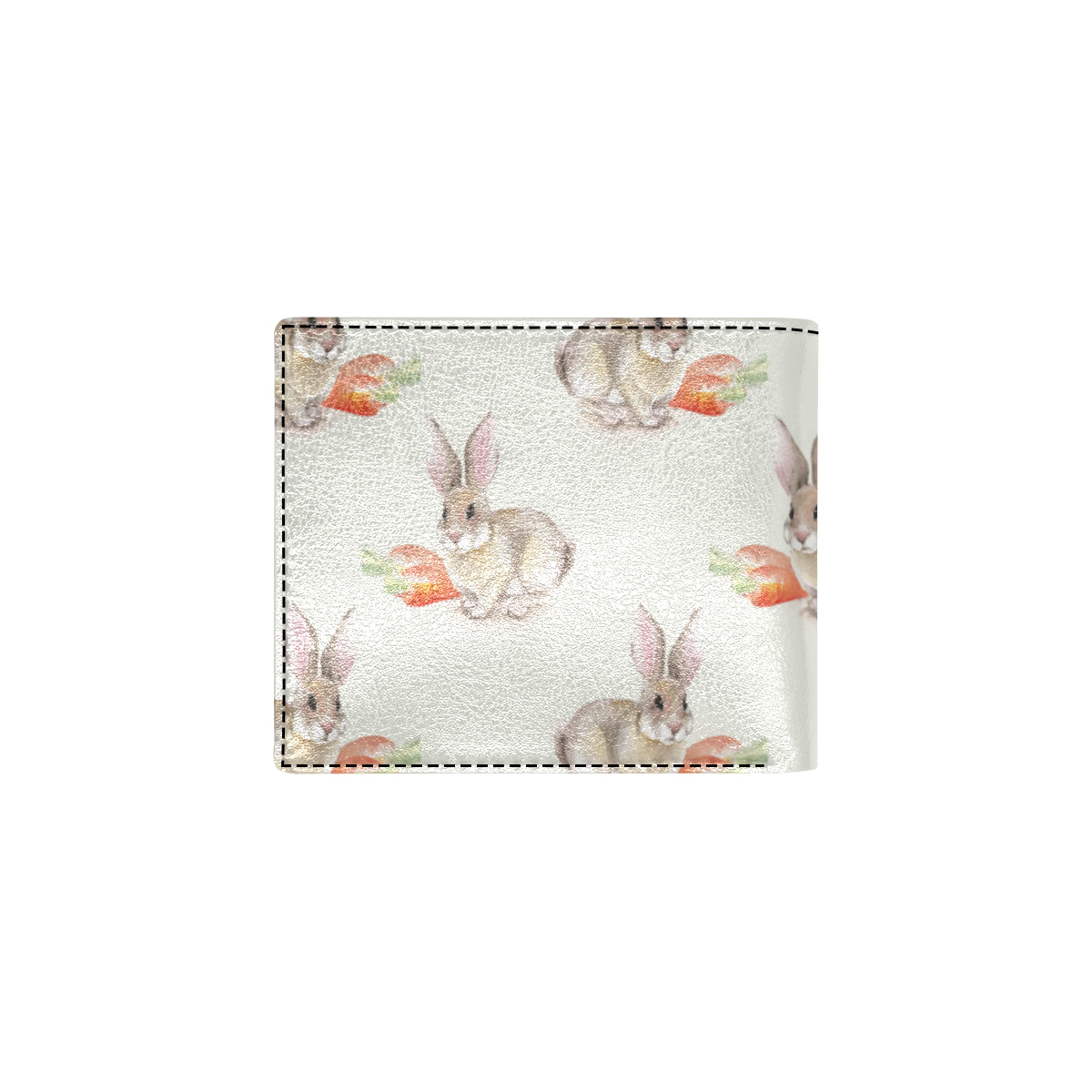 Rabbit Pattern Print Design 01 Men's ID Card Wallet