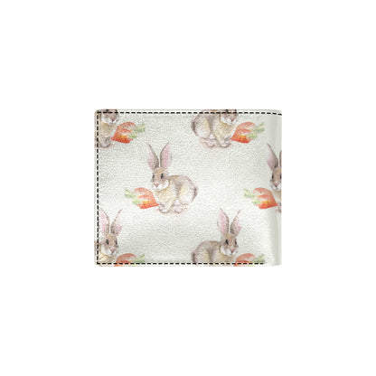 Rabbit Pattern Print Design 01 Men's ID Card Wallet