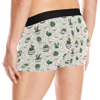 Cactus Pattern Print Design 04 Men's Boxer Briefs