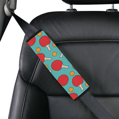 Ping Pong Pattern Print Design A01 Car Seat Belt Cover