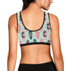 Aloha Hawaii Surfboard Pattern Print Design 02 Sports Bra