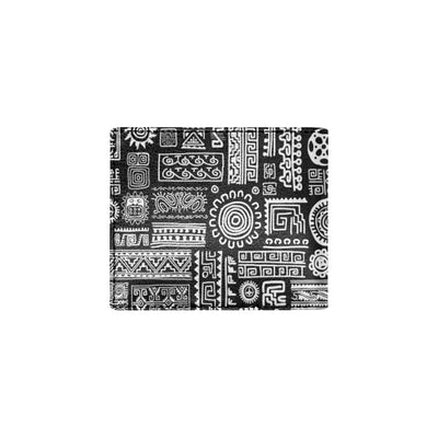 Polynesian Pattern Print Design A02 Men's ID Card Wallet