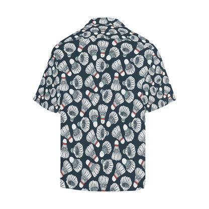 Badminton Ball Pattern Print Design 01 Men's Hawaiian Shirt