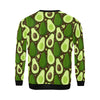 Avocado Pattern Print Design AC04 Men Long Sleeve Sweatshirt