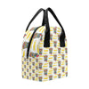 Tiki Smile Mask Print Pattern Insulated Lunch Bag