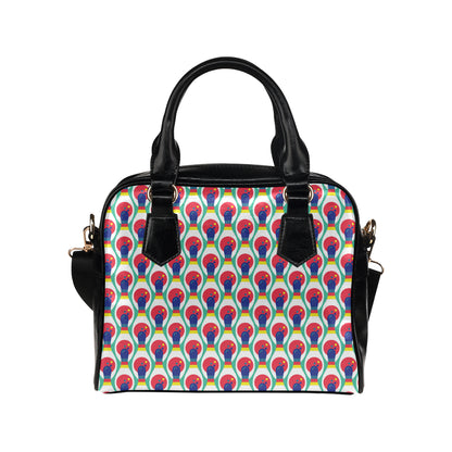 Bowling Pattern Print Design 05 Shoulder Handbag