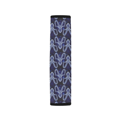 Capricorn Zodiac Pattern Print Design 03 Car Seat Belt Cover